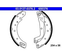 Ganasce freno 03.0137-0376.2 ATE per NISSAN FORD