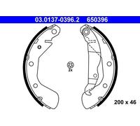 ATE 03.0137-0396.2 Kit ganasce freno per OPEL,VAUXHALL