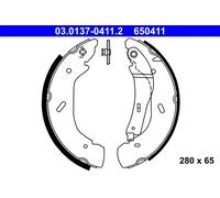 Ganasce freno 03.0137-0411.2 ATE per FORD TRANSIT Autobus TRANSIT Furgone