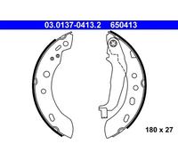ATE Kit ganasce freni 03.0137-0413.2 Posteriore per Nissan Micra K11