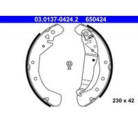 Set di ganasce freno ATE 03.0137-0424.2