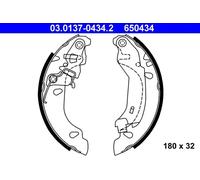 ATE Kit ganasce freno 03.0137-0434.2 per FIAT Panda 169 posteriori
