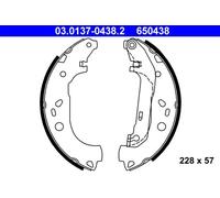 Set di ganasce freno ATE 03.0137-0438.2