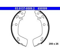 Ganasce freno 03.0137-0509.2 ATE per SUZUKI SWIFT IV