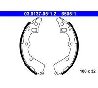 Ganasce freno 03.0137-0511.2 ATE per KIA PICANTO I