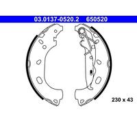 Ganasce freno 03.0137-0520.2 ATE per OPEL ASTRA H Familiare ASTRA H ASTRA H GTC
