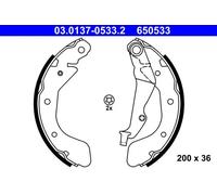 ATE 03.0137-0533.2 Kit ganasce freni