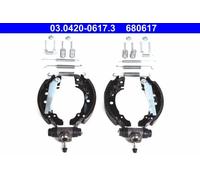 ATE Kit freno, Freno a tamburo 03.0420-0617.3 VW,AUDI,SEAT,POLO (6N2),Polo Hatchback (6N1),GOLF II (19E, 1G1),Polo Classic (6V2)