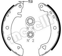 Ganasce freno 53-0002 METELLI per ALFA ROMEO FIAT LANCIA
