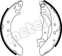 Kit ganasce freno - METELLI 53-0006