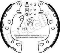 Kit ganasce freno - METELLI 53-0021K