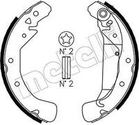 METELLI Kit Ganasce Freno Posteriore per Opel Astra G Cc F48_ F08_