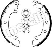 METELLI Set Di Freni Posteriori Per Renault Megane I BA0/1
