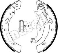 metelligroup 53-0490 Ganasce Freno Made in Italy, Pezzo di Ricambio per Auto/Automobile, Kit Composto da 4 Pezzi, Certificate ECE R90