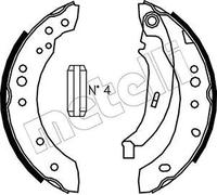METELLI Kit Ganasce Freno Posteriore per Renault Twingo II CN0_ Clio III