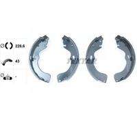 TEXTAR 91055500 Kit ganasce freni