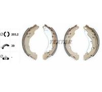 TEXTAR 91061600 Kit ganasce freno posteriore per C3 Ypsilon C2 Enterprise 1007