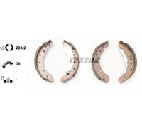 Ganasce freno 91061800 TEXTAR per PEUGEOT 206 Hatchback 206 Van 206 SW 206+