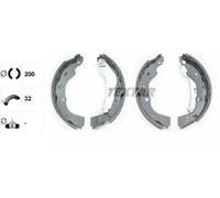 TEXTAR 91074800 Kit ganasce freni