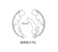 GANASCE FRENO ANTERIORE+POSTERIORE 6 PZ. PIAGGIO APE TM P703-P703V DIESEL 420 95