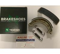 Ganasce Freno Anteriori / Posteriori Trial 125 Seconda Serie (Tel. Rosso - M. C)