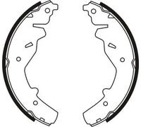 ABE Elektrotechnik Kit ganasce freni ABE C00307ABE posteriore per KIA SPORTAGE (1994-2003)