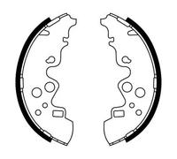 ABE Set di ganasce freno C03051ABE – Assale posteriore per Mazda Furgone