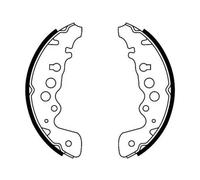 Ganasce freno Assale posteriore C08018ABE ABE per SUZUKI GRAND VITARA I VITARA