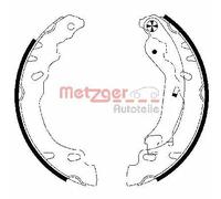 Ganasce freno Assale posteriore MG 828 METZGER per FIAT FORD