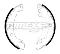 Ganasce freno Assale posteriore TX 20-43 TOMEX Brakes per RENAULT MEGANE I