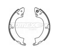 Ganasce freno Assale posteriore TX 21-44 TOMEX Brakes per MITSUBISHI PAJERO I