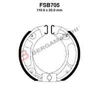 GANASCE FRENO FERODO FSB705A PER HONDA MB 80 S 1980 1981 1982 1983 1984