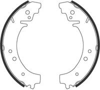 TRW Kit ganasce freno GS8222 per Renault 12 1.3 (1170)