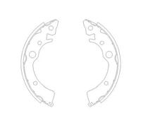 KAVO PARTS KBS-2902 Kit ganasce freni