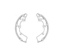 Ganasce freno KBS-4409 KAVO PARTS per KIA PICANTO I