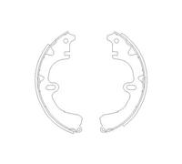 KAVO PARTS KBS-9918 Kit ganasce freni