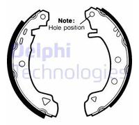 DELPHI LS1402 Kit ganasce freni