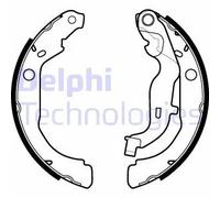 Set di ganasce freno DELPHI LS2127