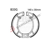 GANASCE FRENO MOTO PER BULTACO PURSANG SCANALATE EBC 833G ORGANICA SCANALATA