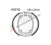 GANASCE FRENO MOTO PER HONDA CR 125 250 RD 82>85 SCANALATE EBC H331G ORGANICA