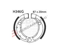 EBC H346G GANASCE FRENO SCANALATE A 'G' KYMCO MONGOOSE 50 2X4 REAR DRUM 2006
