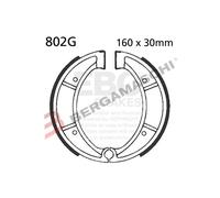 GANASCE FRENO MOTO PER HUSQVARNA WR 125 240 250 400 430 80>88 SCANALATE EBC 802G