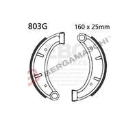 GANASCE FRENO MOTO PER HUSQVARNA XC125 250 500 82>84 SCANALATE EBC 803G ORGANICA