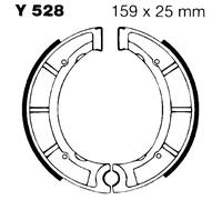 GANASCE FRENO MOTO PER YAMAHA YFM 250 ANT. POST. EBC Y528 MESCOLA ORGANICA