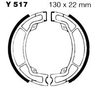GANASCE FRENO MOTO PER YAMAHA YZ 125 83>86 SCANALATE EBC Y517 MESCOLA ORGANICA