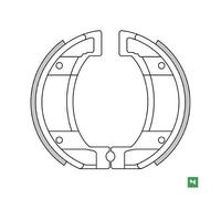 GANASCE FRENO NEWFREN GF0089 LAMBRETTA LI 125 1958 - 1959 Freno anteriore/POST.