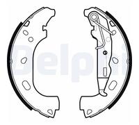 Ganasce freno posteriori Delphi per Opel Astra H