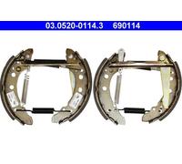 ATE 03.0520-0114.3 Kit Ganasce Posteriore per VW Derby 86 Audi