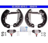 Ganasce freno premontato 03.0520-4019.3 ATE per OPEL DAEWOO