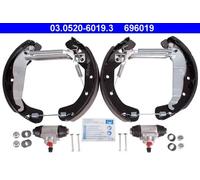 Ganasce freno premontato 03.0520-6019.3 ATE per OPEL ASTRA G Hatchback